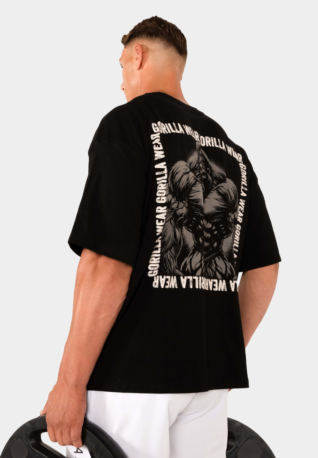 Gorilla Wear Philip Oversized T-shirt - Zwart - Afbeelding 7