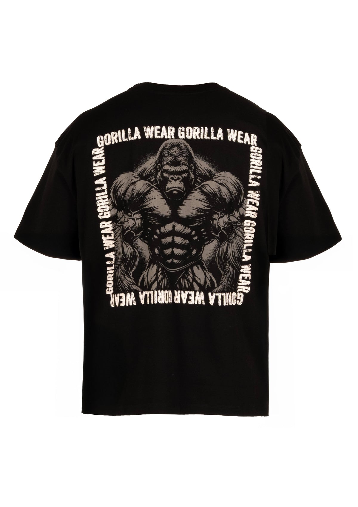 Gorilla Wear Philip Oversized T-shirt - Zwart - Afbeelding 10