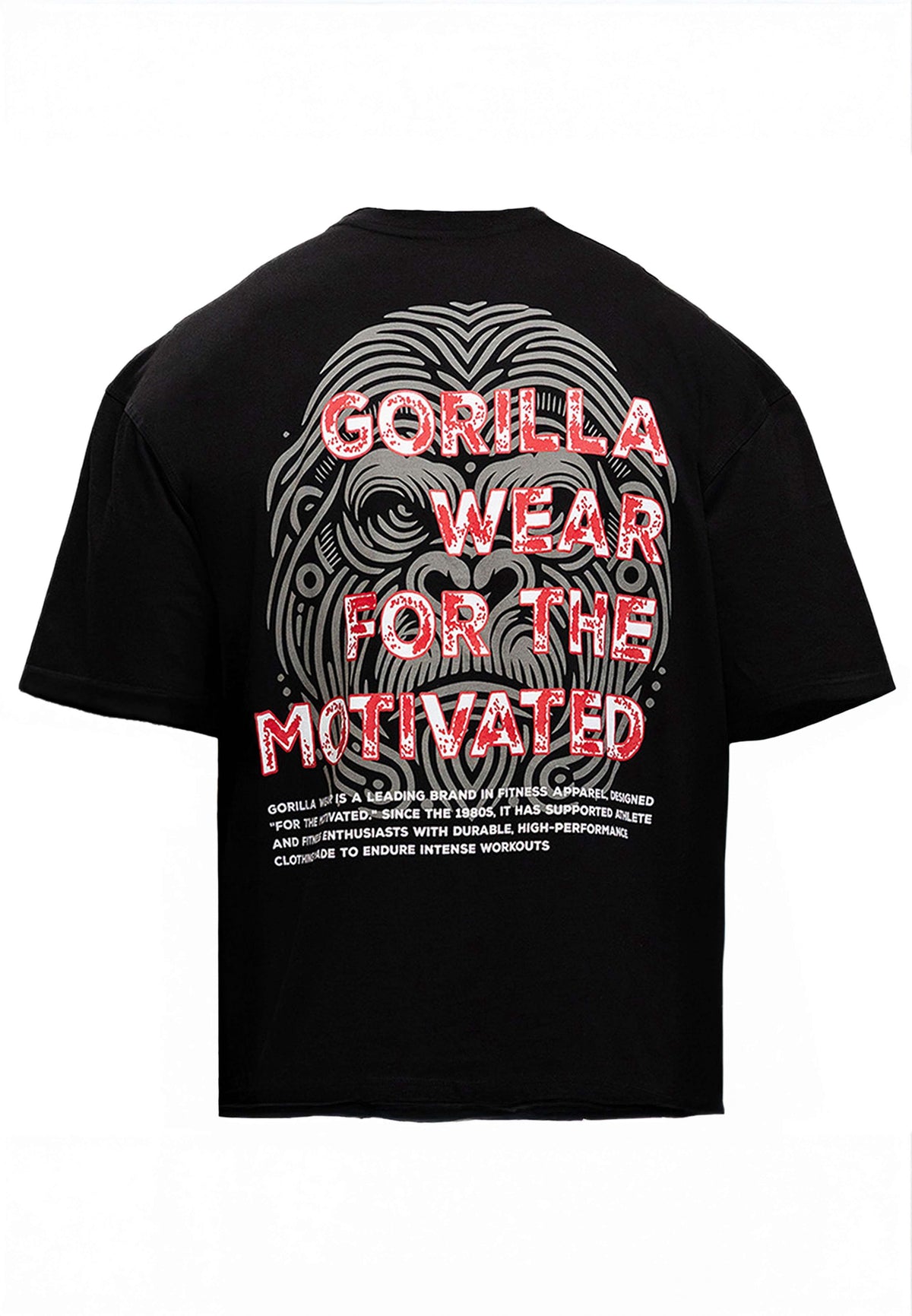 Gorilla Wear Macon Oversized T-shirt - Zwart - Afbeelding 7