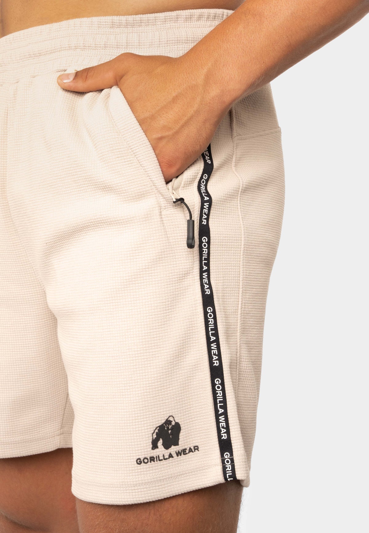 Gorilla Wear Harvey Shorts - Beige - Afbeelding 5
