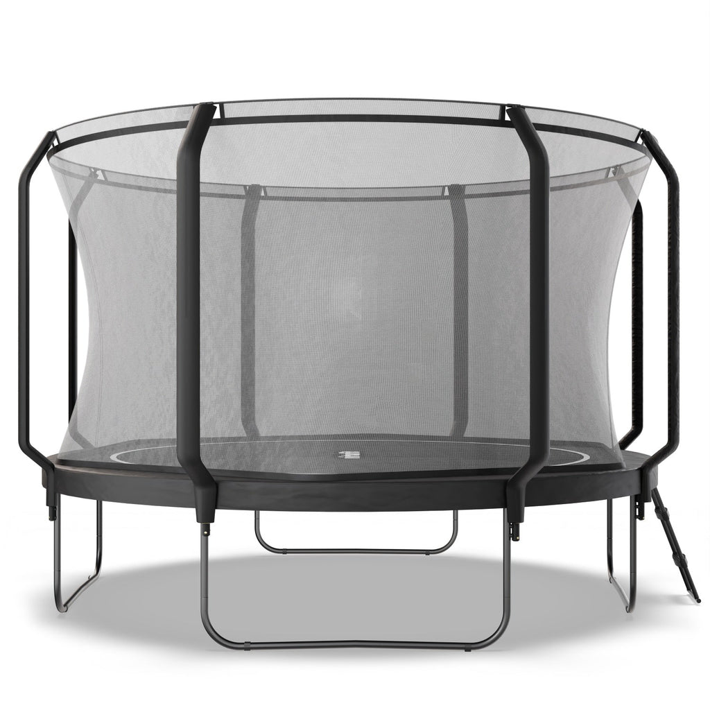 VirtuFit Premium Trampoline met Veiligheidsnet - Zwart - 366 cm - Afbeelding 12