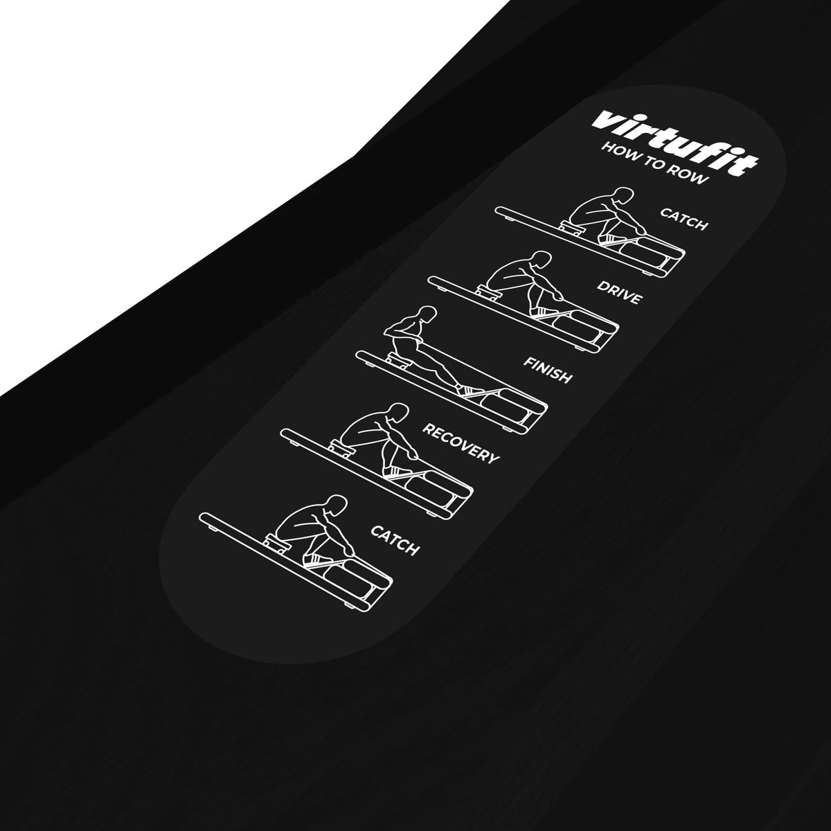 VirtuFit Elite Water Resistance Roeitrainer - Black Edition - Afbeelding 17