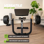 VirtuFit Preacher Curl Station - Halterbank - In gebruik
