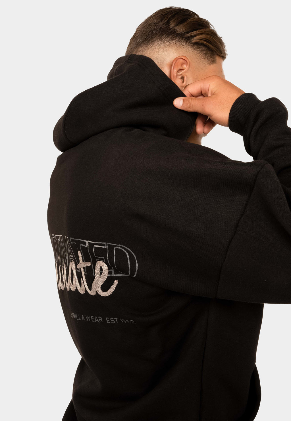 Gorilla Wear Jordan Oversized Hoodie - Zwart - Afbeelding 5