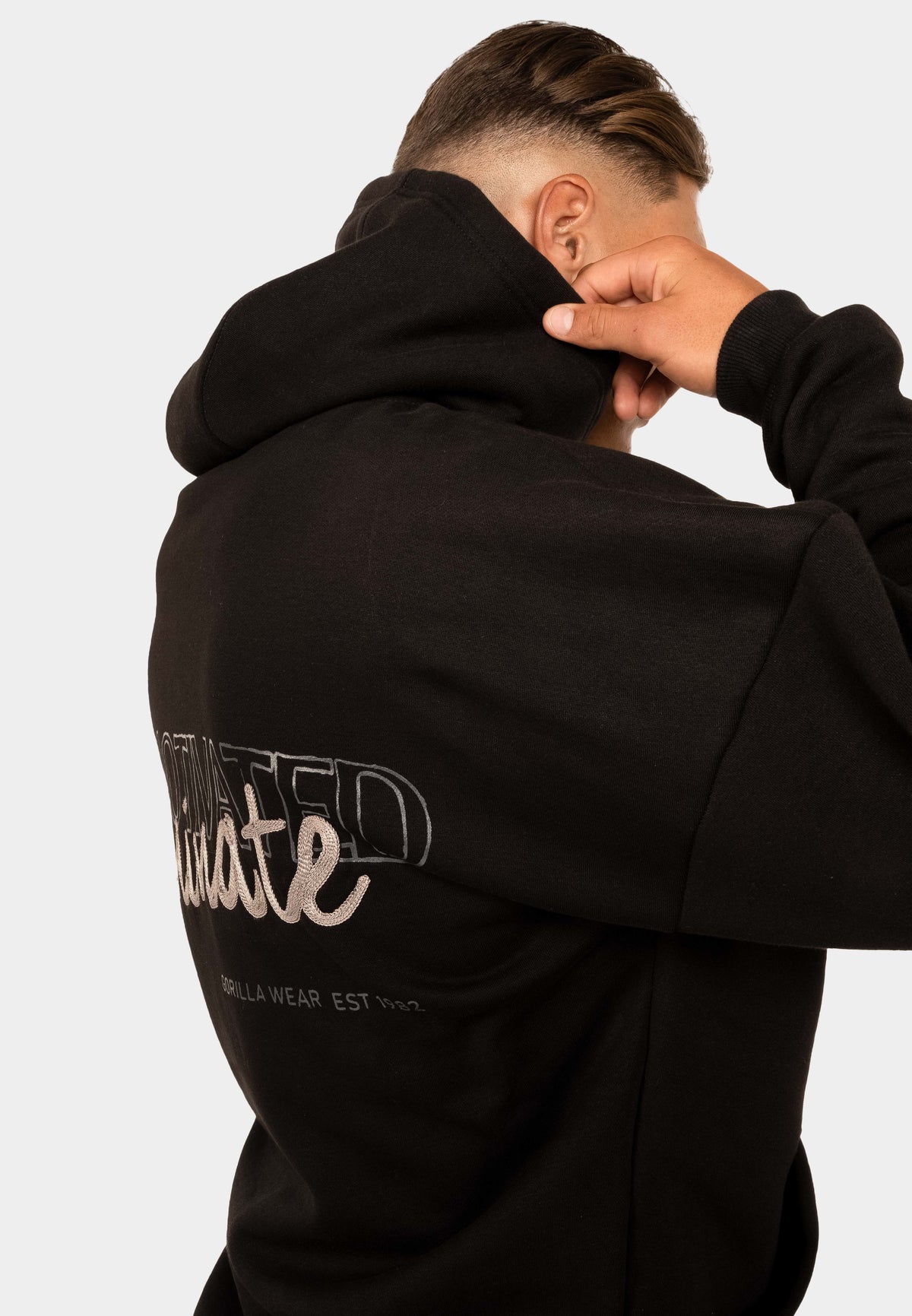 Gorilla Wear Jordan Oversized Hoodie - Zwart - Afbeelding 5