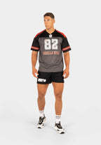 Gorilla Wear Tyler Football Jersey - Zwart/Rood - Afbeelding 6