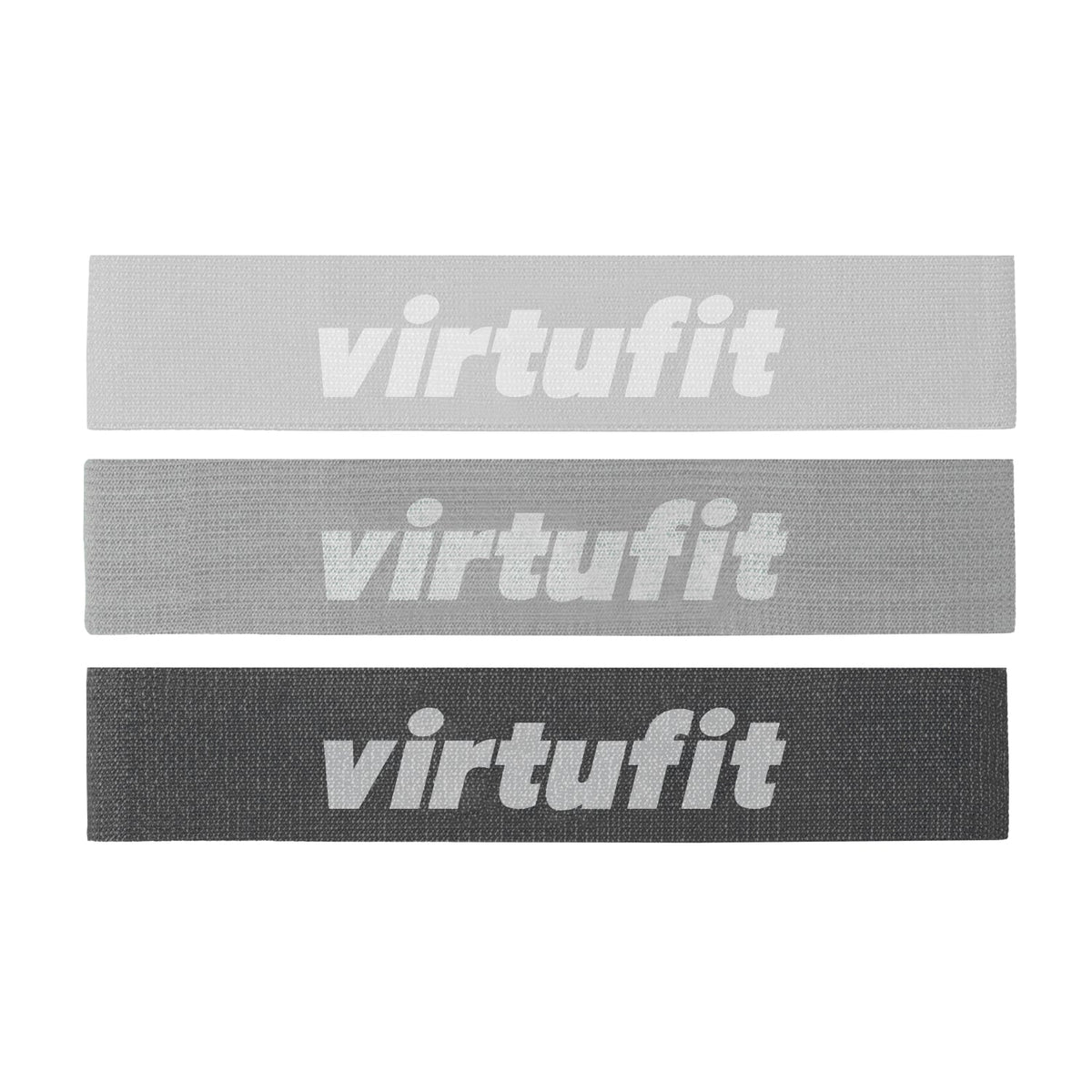 VirtuFit Mini Weerstandsbanden set - Katoen - 3 Stuks - Incl. Opbergtas - Afbeelding 7