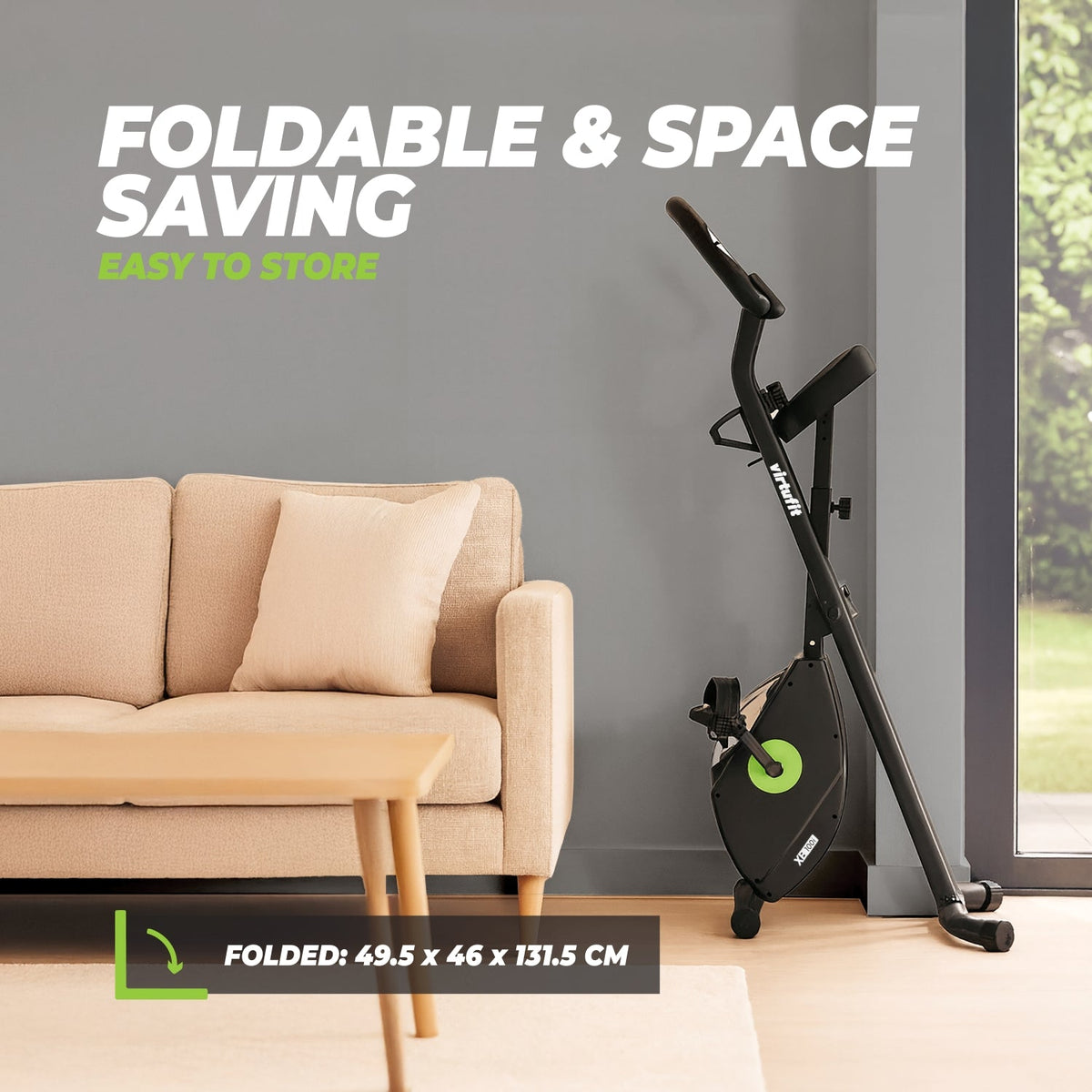 VirtuFit XB100i Opvouwbare Hometrainer - Afbeelding 5