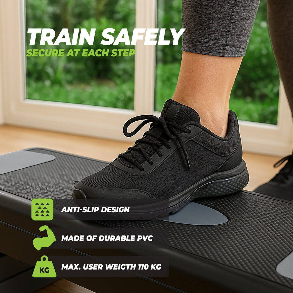 VirtuFit Verstelbare Aerobic Fitness Step/Stepper - In gebruik