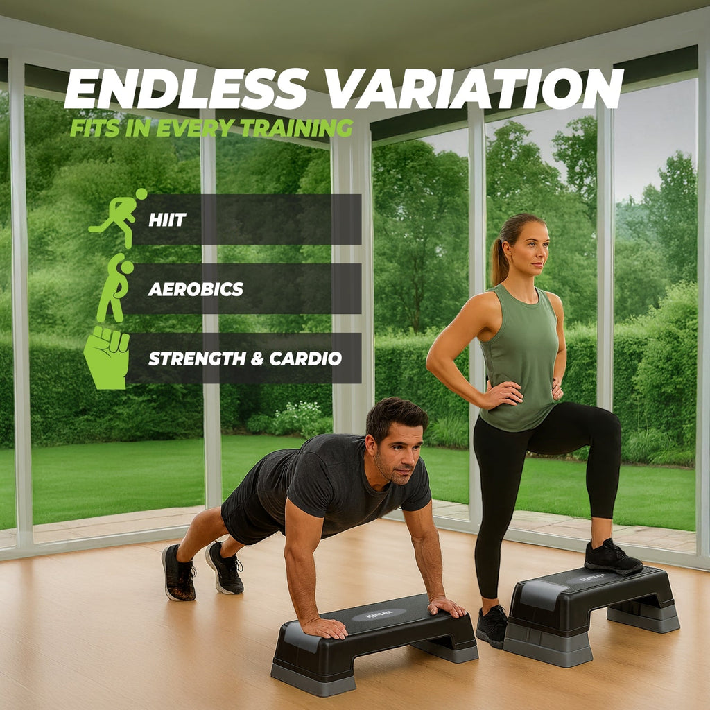VirtuFit Verstelbare Aerobic Fitness Step/Stepper - Afbeelding 5