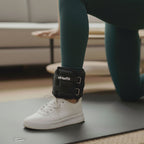 VirtuFit Verstelbare Enkel- en Polsgewichten 2 x 2 kg - In gebruik