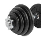 VirtuFit Verstelbare Dumbbellset Pro - Halterset - Gietijzer - 1 x 15 kg - Aanzicht