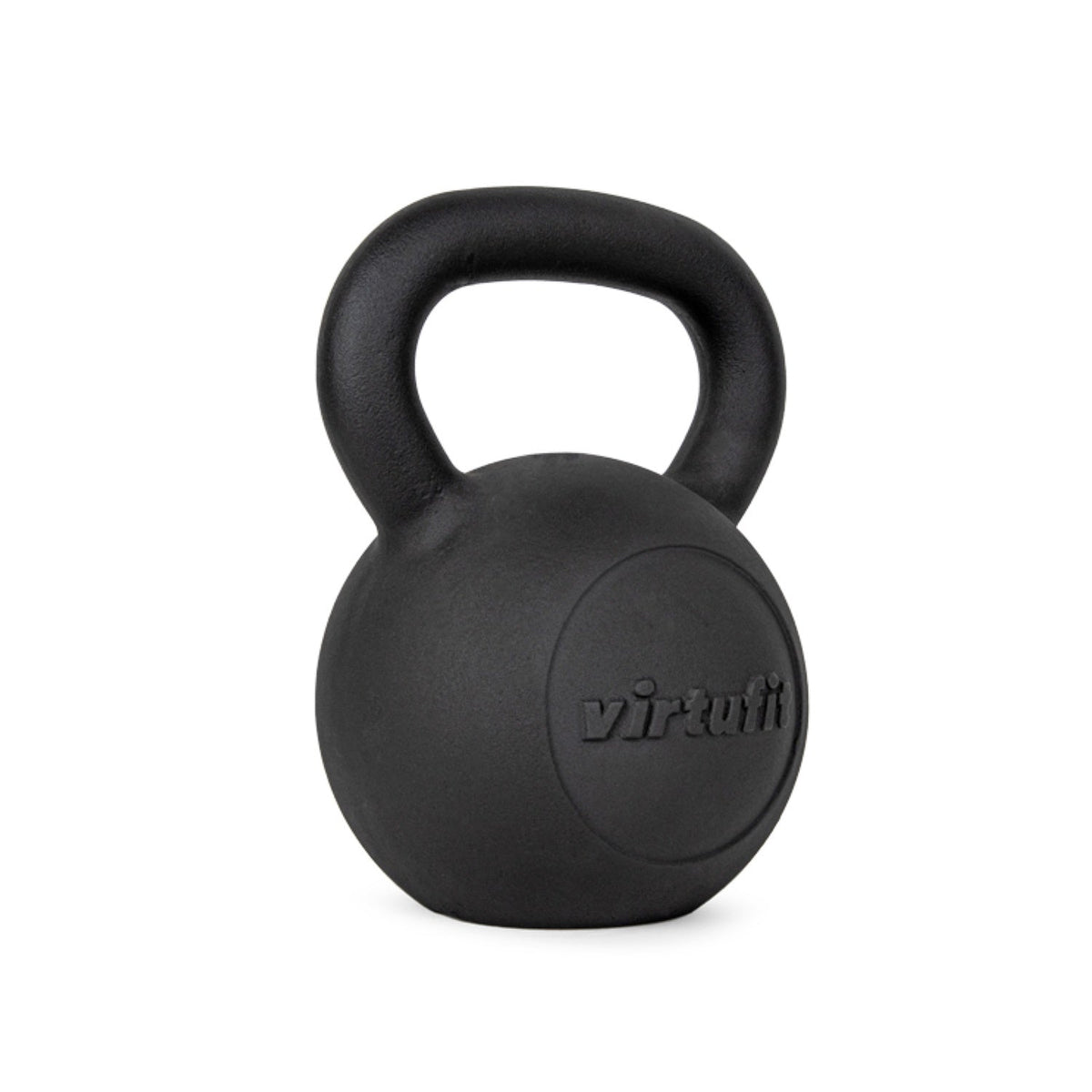 VirtuFit Kettlebell Pro - Kettle Bell - Gietijzer - 28 kg - Logo