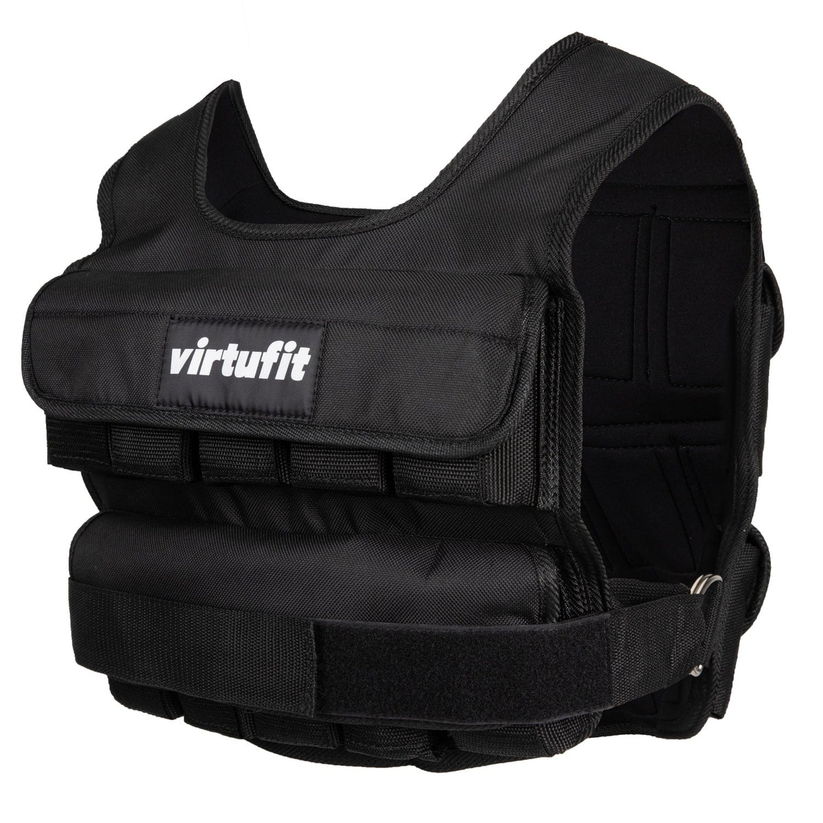 VirtuFit Verstelbaar Gewichtsvest Pro - 10 kg - Zwart - Afbeelding 5