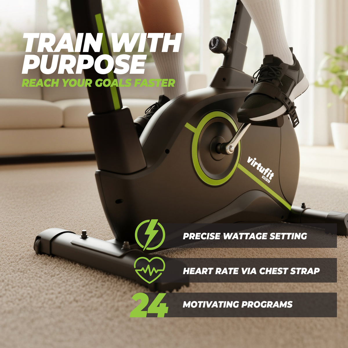 VirtuFit iConsole HTR 2.1 Ergometer Heimtrainer