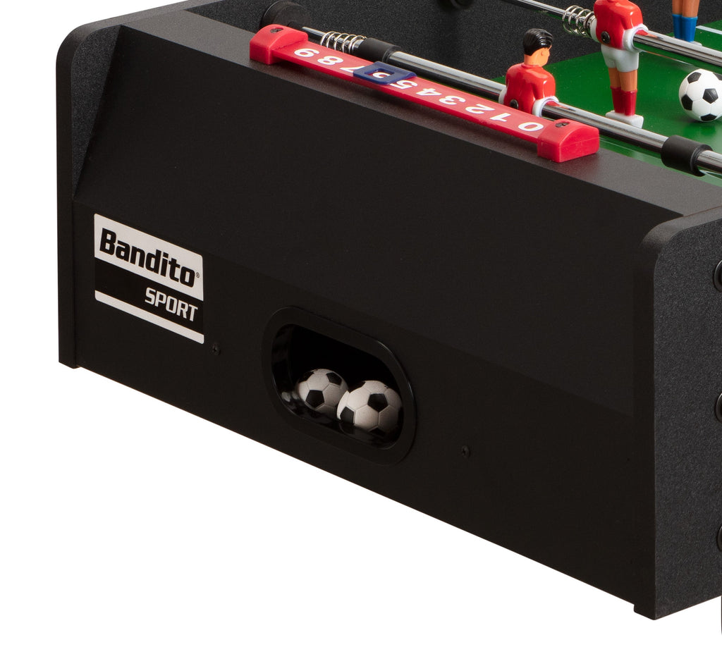 Bandito Mini Tafelvoetbal met Telescopische Stangen - Zwart - Tweedekans - Afbeelding 6