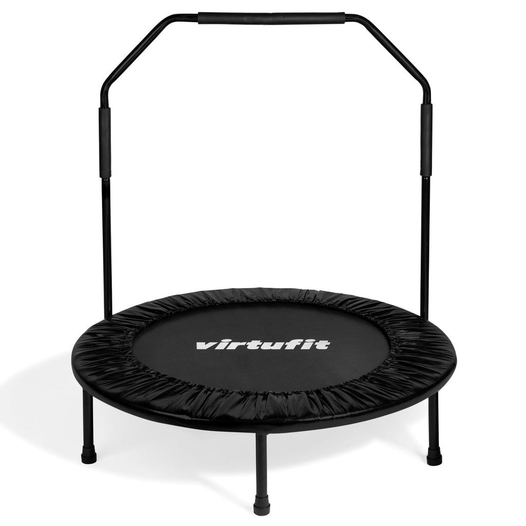VirtuFit Opvouwbare Fitness Trampoline met Handvat - Zwart - 100 cm - Afbeelding 7