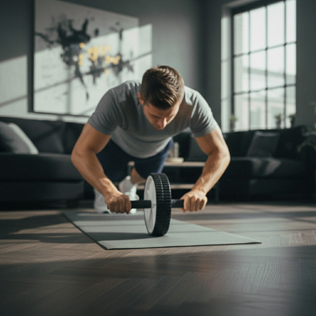 VirtuFit Dubbel Buikspierwiel - Ab Wheel - Afbeelding 6
