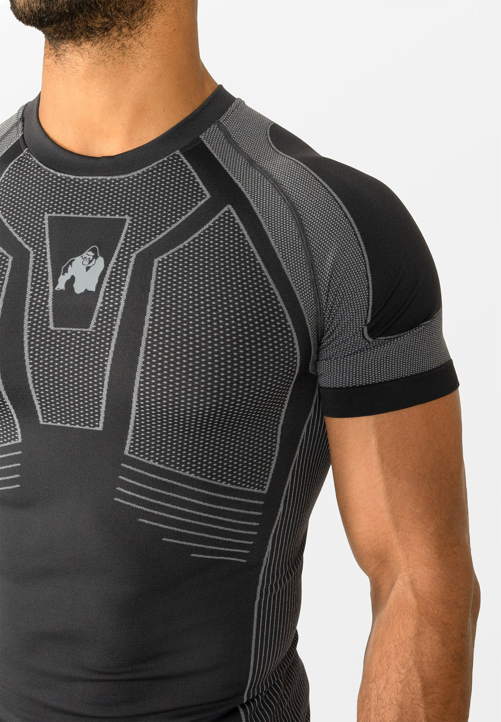 Gorilla Wear Arcata Seamless T-shirt - Donkergrijs - In gebruik