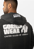 Gorilla Wear Classic Oversized Vest - Donkergrijs Gemeleerd - In gebruik