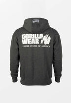 Gorilla Wear Classic Oversized Vest - Donkergrijs Gemeleerd - Afbeelding 9