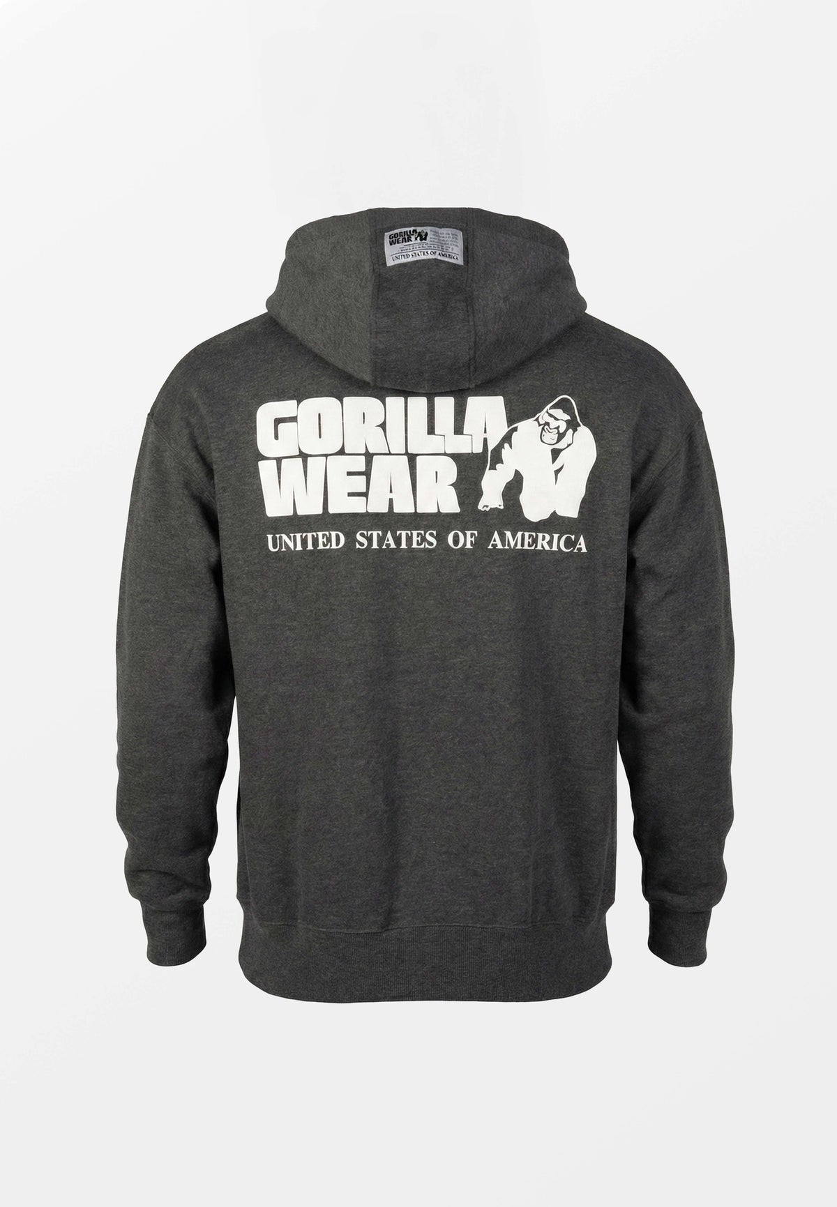 Gorilla Wear Classic Oversized Vest - Donkergrijs Gemeleerd - Afbeelding 9