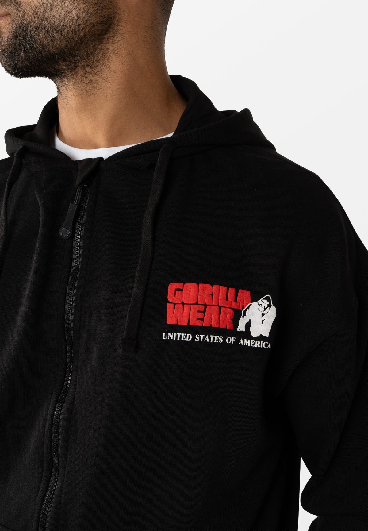 Gorilla Wear Classic Oversized Vest - Zwart - Afbeelding 6