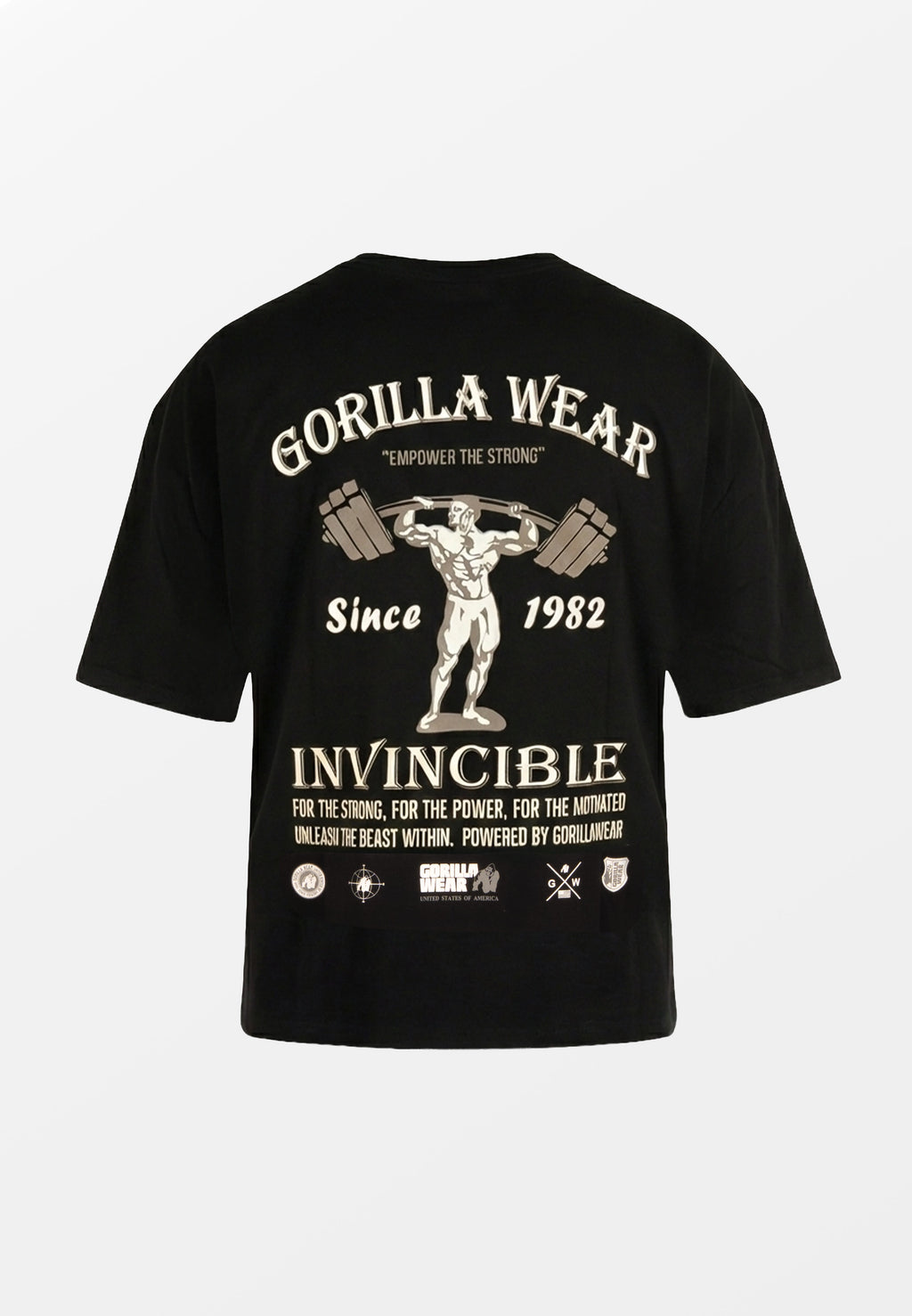 Gorilla Wear Kingston Oversized T-shirt - Zwart - Afbeelding 5
