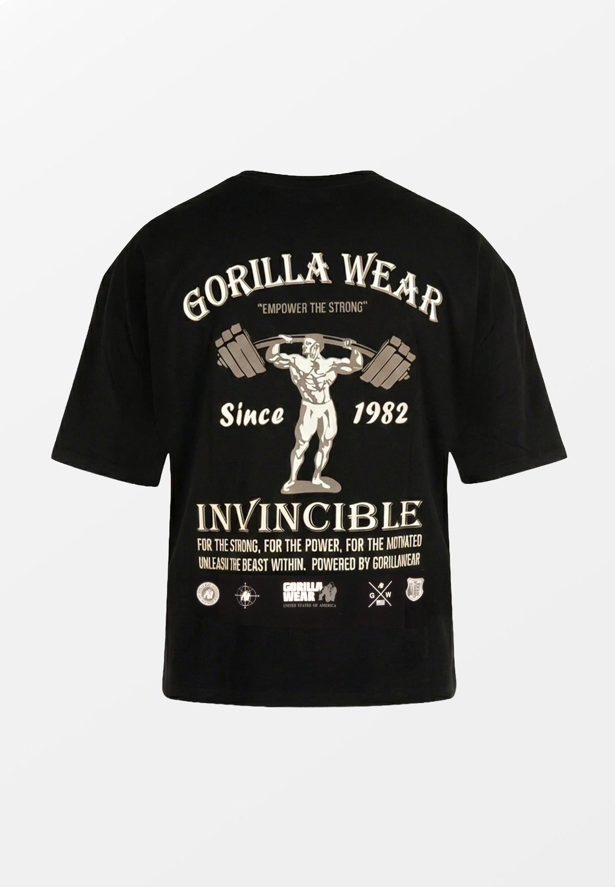 Gorilla Wear Kingston Oversized T-shirt - Zwart - Afbeelding 5