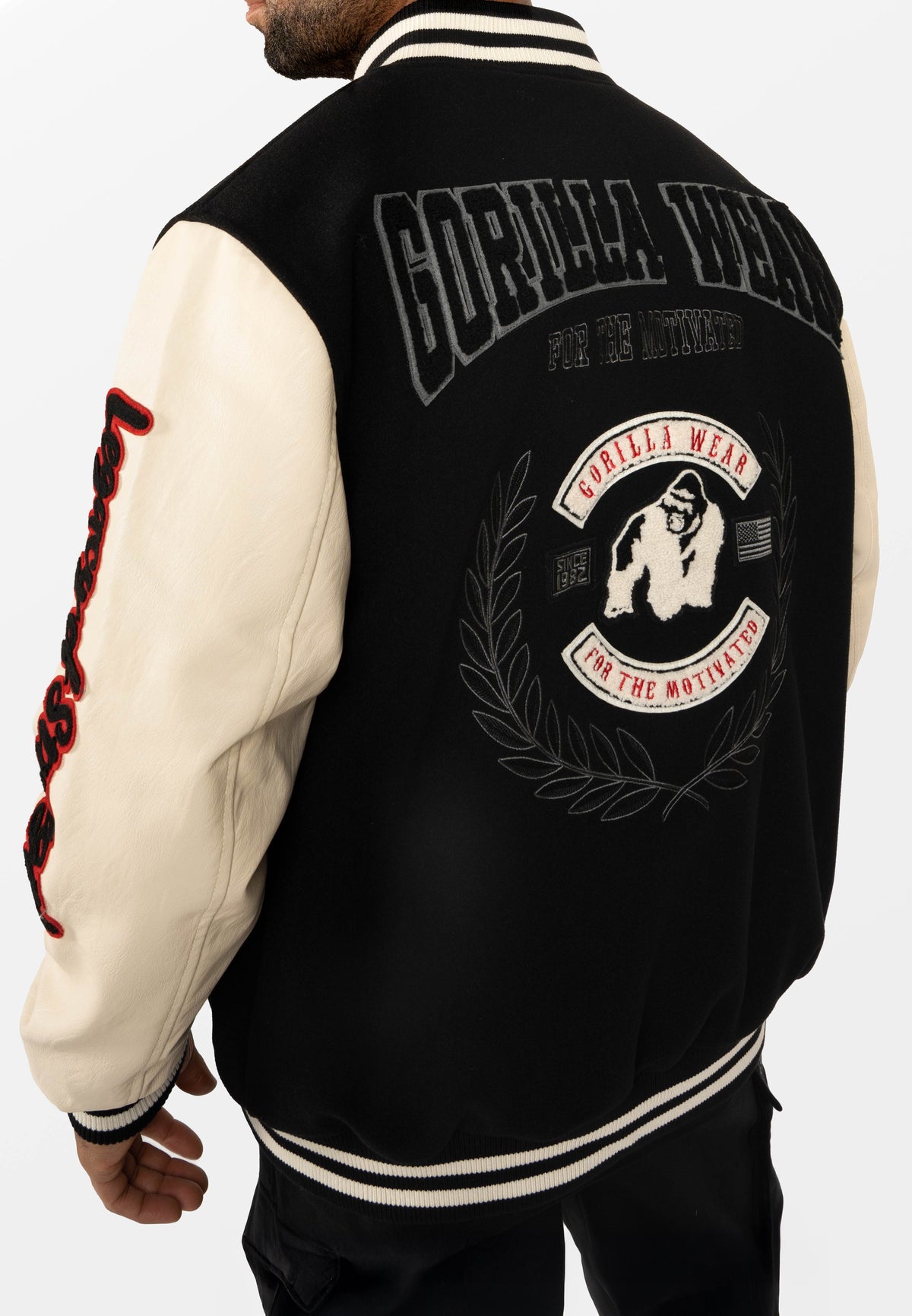 Gorilla Wear Saint Louis Varsity Jacket - Zwart - Afbeelding 5