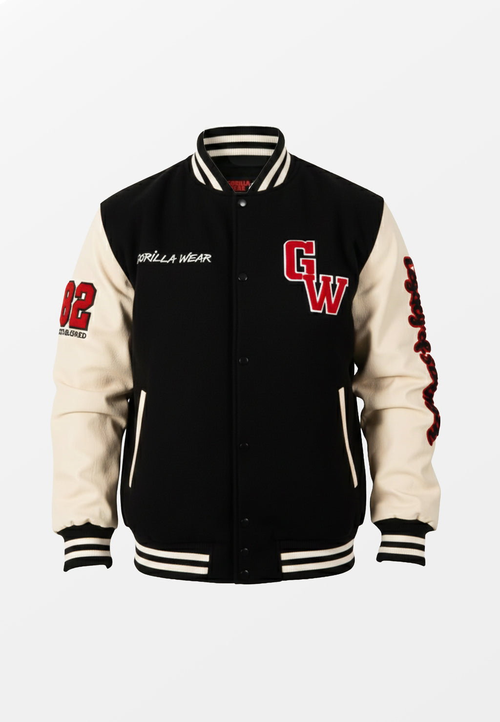 Gorilla Wear Saint Louis Varsity Jacket - Zwart - Afbeelding 9