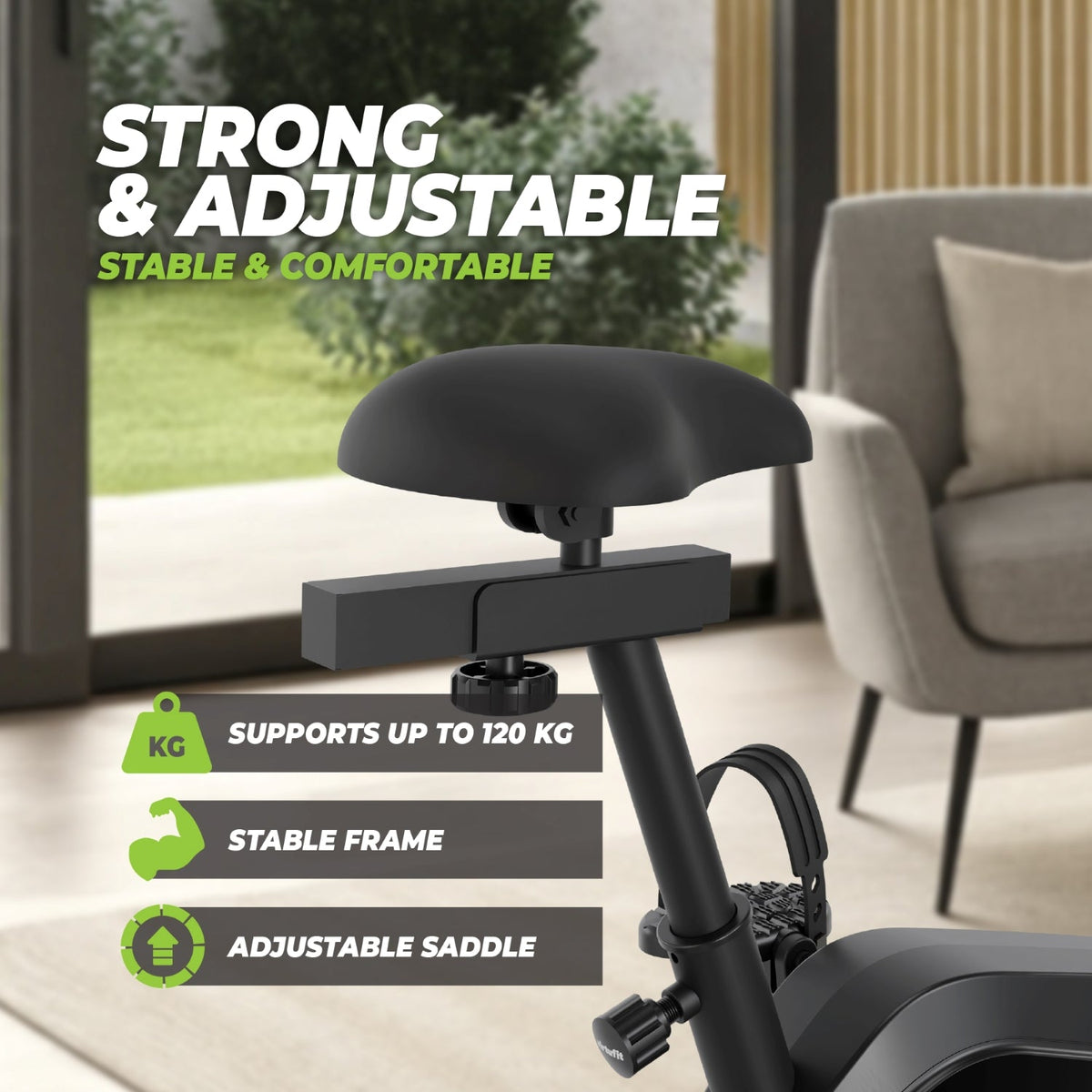 VirtuFit HTR100 Hometrainer - Voor lange gebruikers - 2026 model (HTR 1.0) - Tweedekans - Afbeelding 6