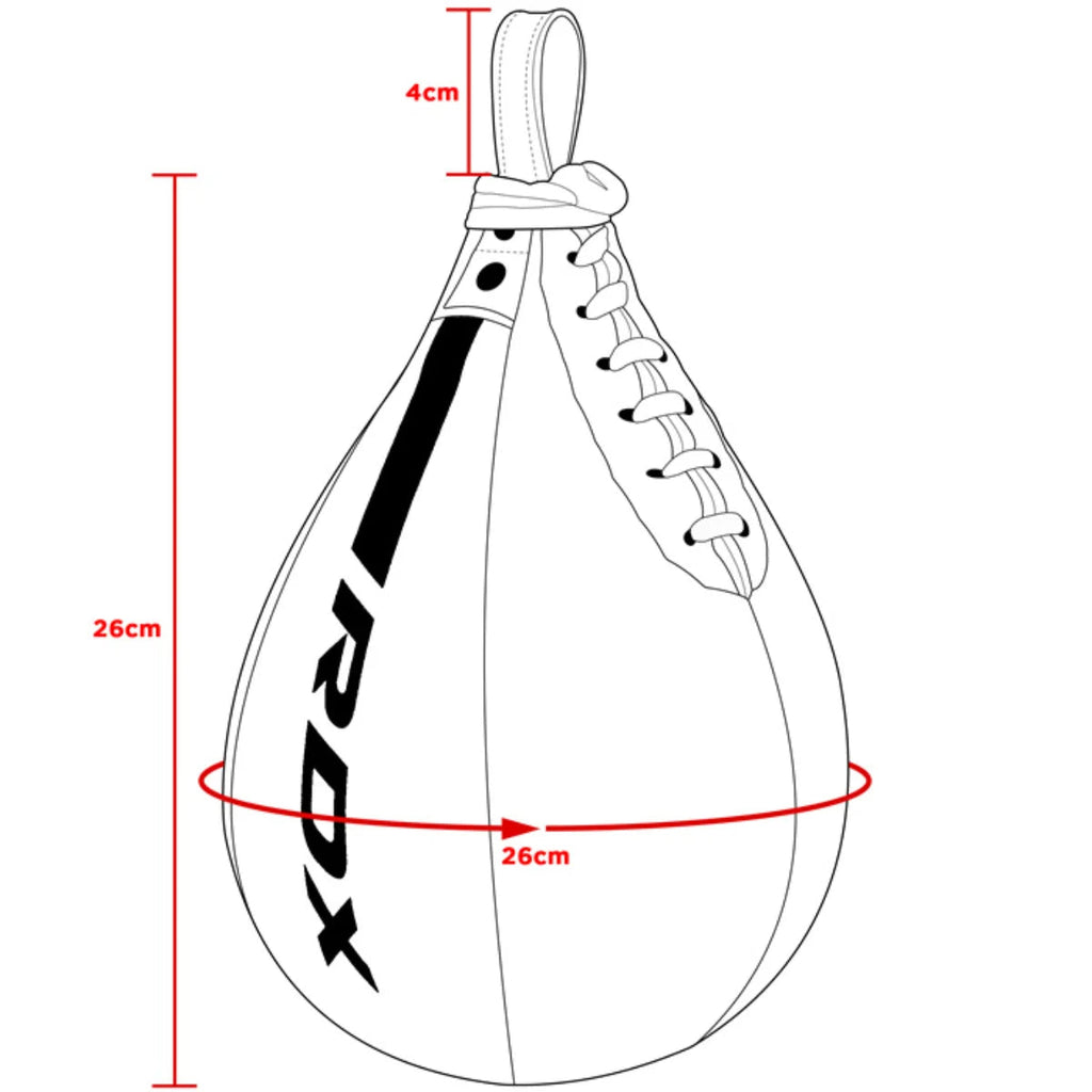 RDX Sports F6 Kara Speedball - Boksbal - Wit - In gebruik