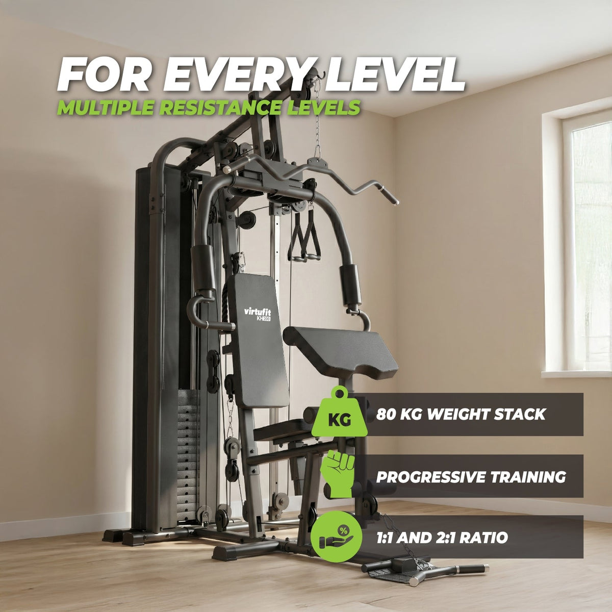 VirtuFit KH200 Homegym - Krachtstation - Detail