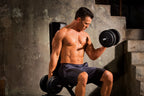 Iron Gym Halterschijven Set - 4 x 5 kg - 25 mm - Zwart - In gebruik