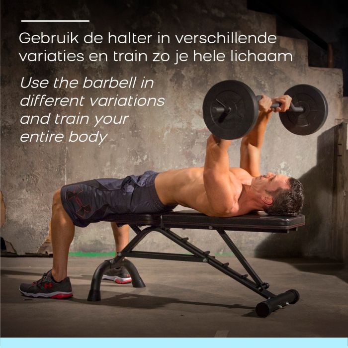 Iron Gym Verstelbare Curlstang Set - 23 kg - Zwart - Afbeelding 5
