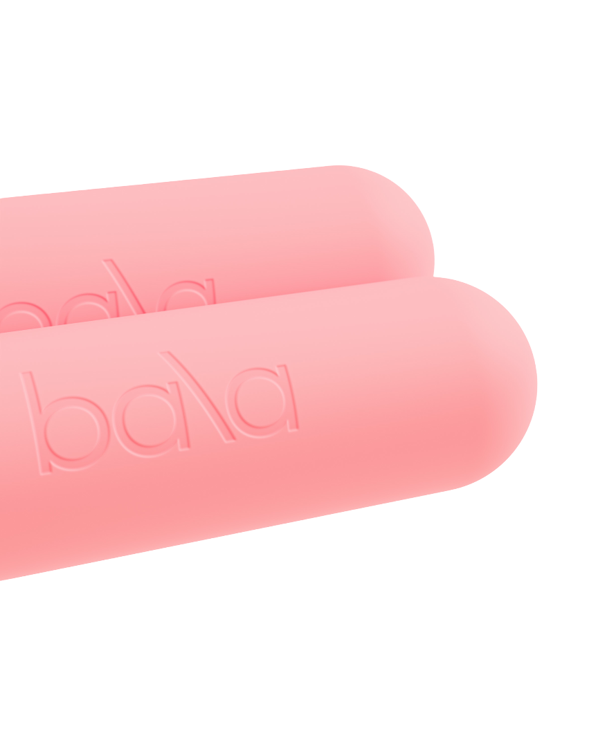 Bala Bars Dumbbells - 2 x 1 kg - Blush/Roze - Afbeelding 5