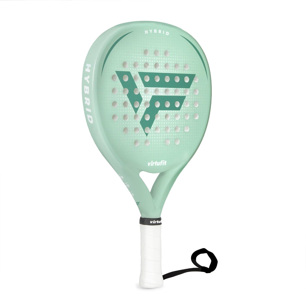 VirtuFit Hybrid Padel Set - Mint Green - In gebruik