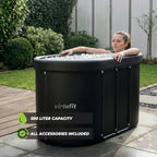VirtuFit IJsbad Ovaal - Antraciet - 500 Liter - Inclusief accessoires - Afbeelding 5