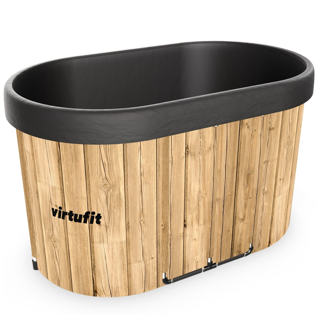 VirtuFit IJsbad Ovaal - Wood Look - 500 Liter - Inclusief accessoires - Afbeelding 8
