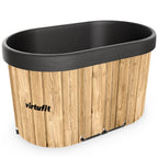 VirtuFit IJsbad Ovaal - Wood Look - 500 Liter - Inclusief accessoires - Afbeelding 8