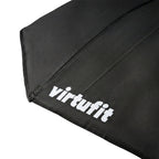 VirtuFit Opvouwbare Camping Stoel - Inclusief Universele Stoelparasol - Zwart - In gebruik