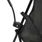 VirtuFit Opvouwbare Camping Stoel - Inclusief Universele Stoelparasol - Zwart - Afbeelding 5