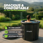 VirtuFit IJsbad XXL - 375 Liter - Antraciet - Inclusief accessoires - Afbeelding 6