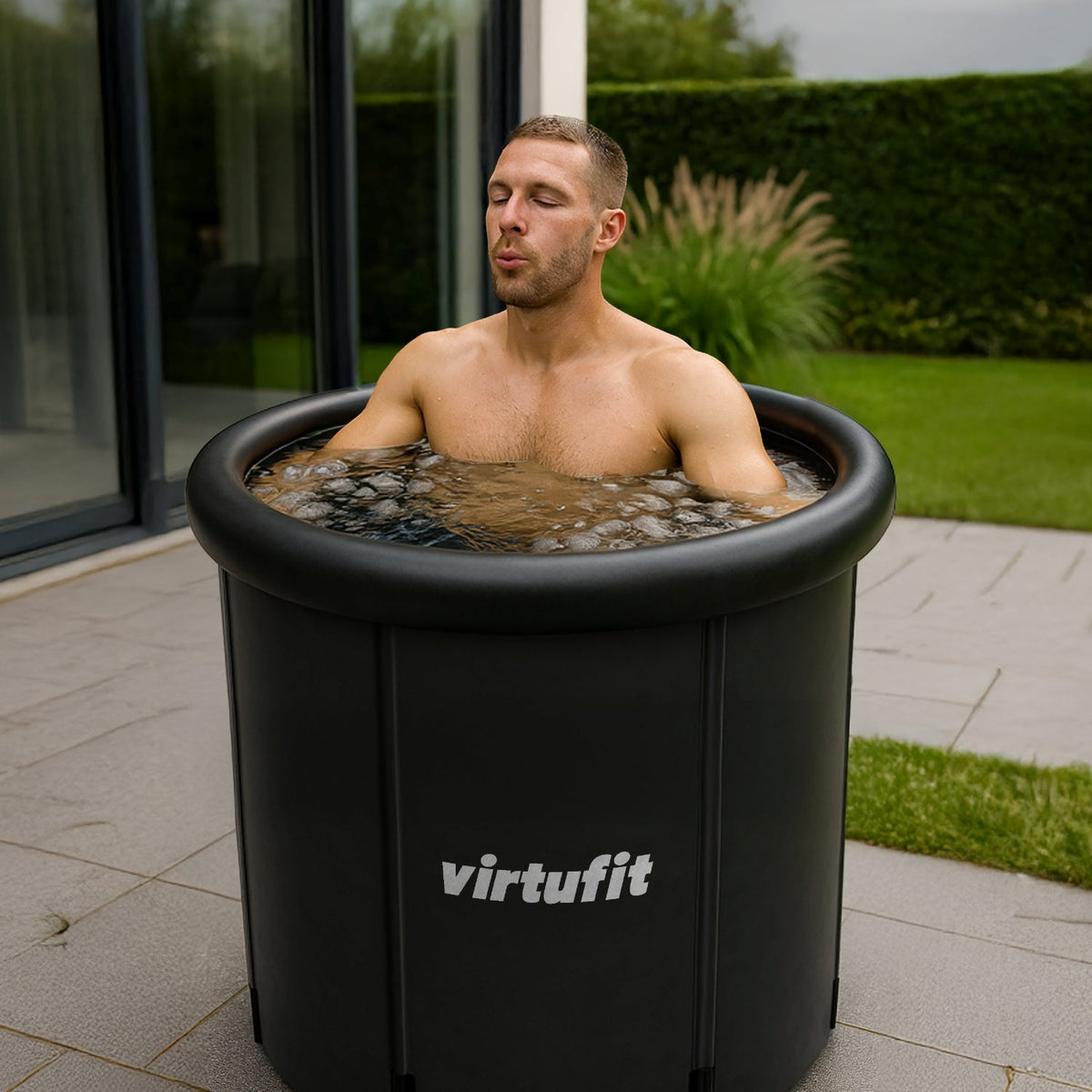 VirtuFit IJsbad XXL - 375 Liter - Antraciet - Inclusief accessoires - Afbeelding 7