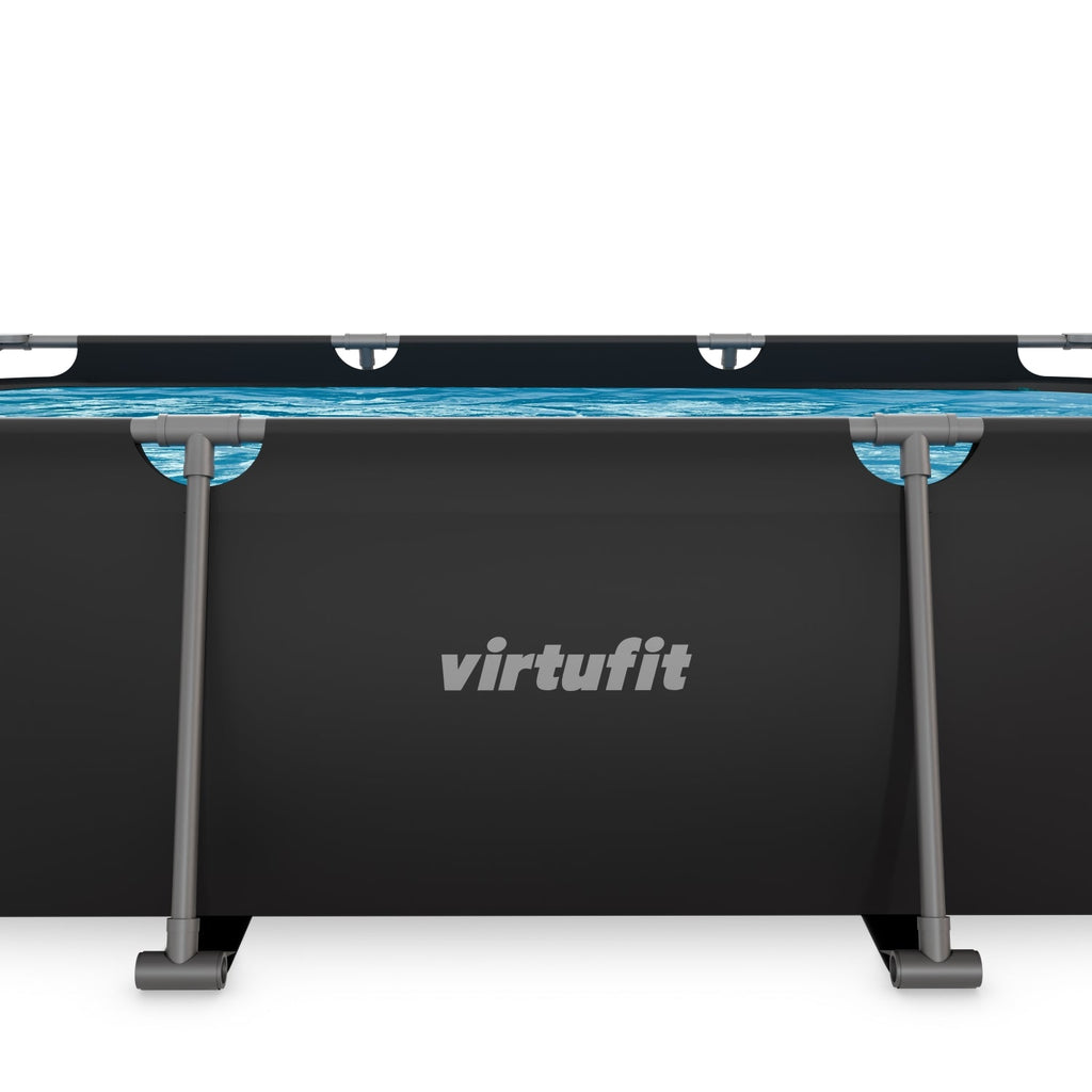 VirtuFit Rechthoekig Zwembad - 300 x 210 x 66 cm - Antraciet - Afbeelding 12