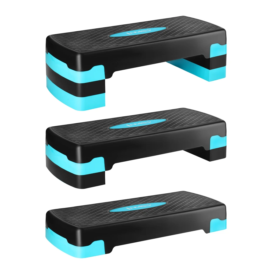 HMS Fitness Aerobic Step - Zwart/Blauw - Afbeelding 8