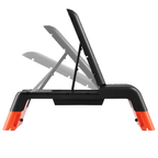 HMS Fitness Verstelbare Fitness Step Pro - Aerobic Stepper - Zwart/Oranje - Afbeelding 5