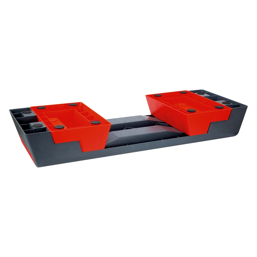HMS Fitness Premium Aerobic Step - Zwart/Rood - In gebruik