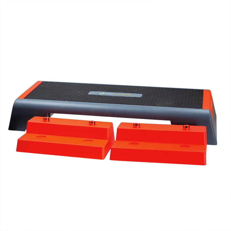 HMS Fitness Premium Aerobic Step - Zwart/Rood - Afbeelding 8